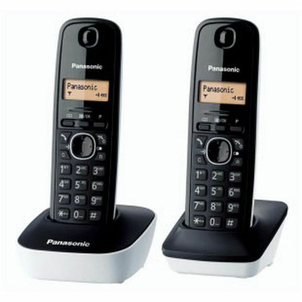 Kabelloses Telefon Panasonic KX-TG1612 Bernstein Schwarz/Weiß
