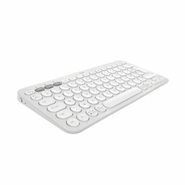 Bluetooth klaviatūra su atrama planšetei Logitech K380 Prancūzų Balta AZERTY