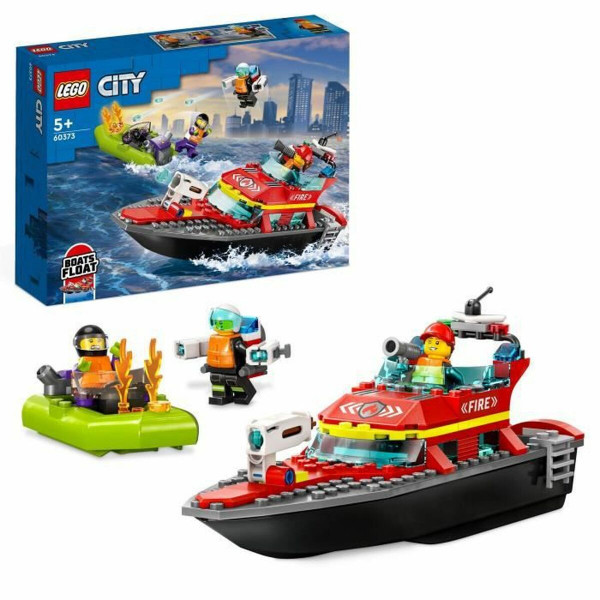 Playset Lego City 60373 The firefighters' rescue boat Spalvotas 144 Dalys