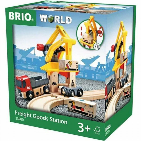 Konstruktionsspiel Brio Freight Loading Crane Bunt Multi 6 Stücke