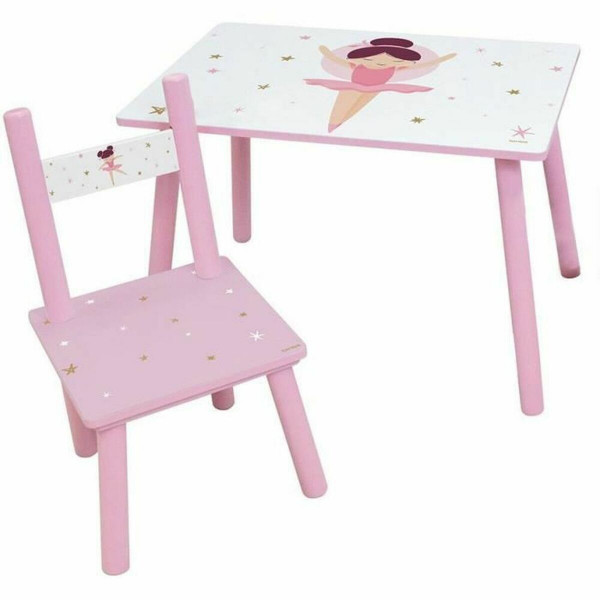 Vaikų stalas ir kėdės komplektas Fun House Dancer Ballerina Vaikiškas