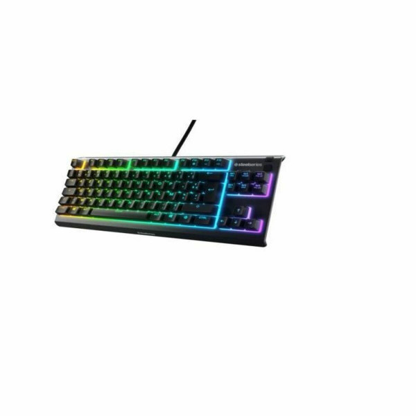 Klawiatura SteelSeries Apex 3 Gaming Czarny Z kablem Francuski AZERTY AZERTY