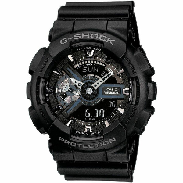 Reloj Hombre Casio GA-110-1BER Negro Plateado