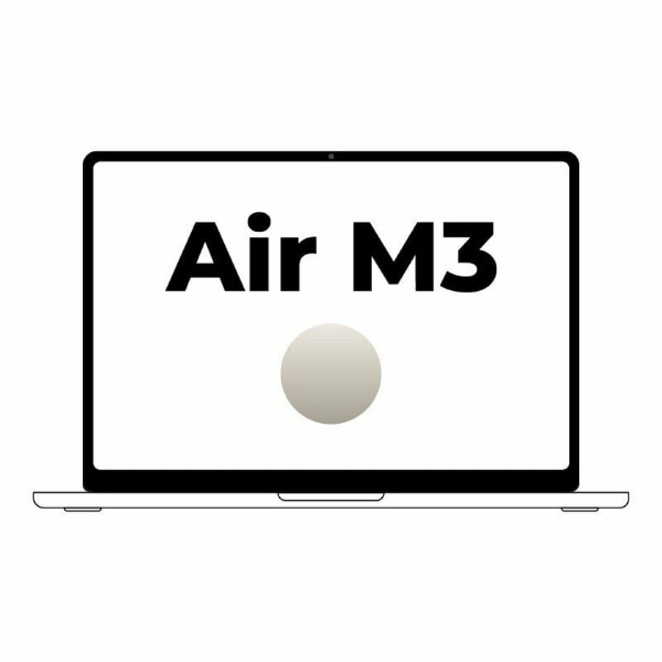 Nešiojamas kompiuteris Apple Macbook Air 13,6' MXCU3Y/A M3 16 GB RAM 512 GB SSD