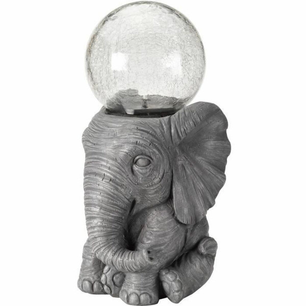 Lampe solaire elephant Blanc