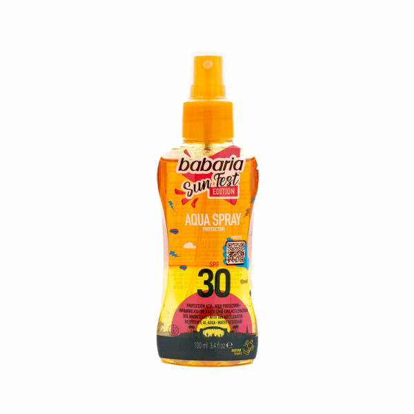 Spray Sun Protector Babaria Sun Fest Spf 30 100 ml Water Limited edition