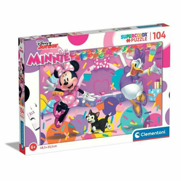 Puzzle Infantil Clementoni SuperColor Minnie 25735 48,5 x 33,5 cm 104 Piezas