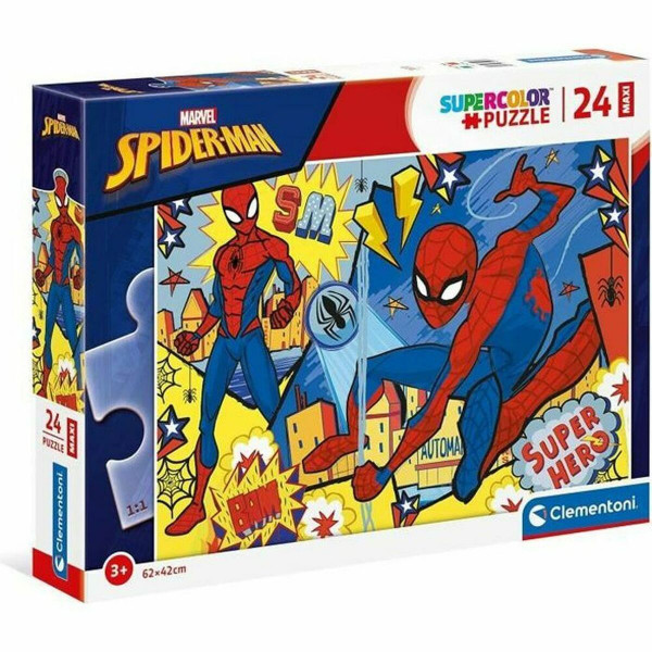 Child's Puzzle Clementoni Marvel Spiderman 24216 Maxi 24 Pieces