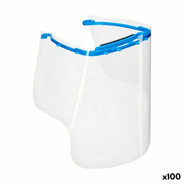 Pantalla de Protección Facial Transparente Plástico (100 Unidades)