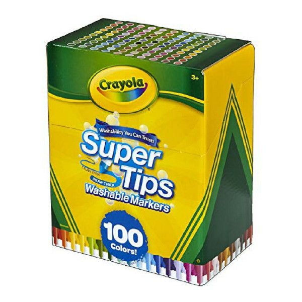 Ensemble de Marqueurs Super Tips Crayola 58-5100 (100 uds)