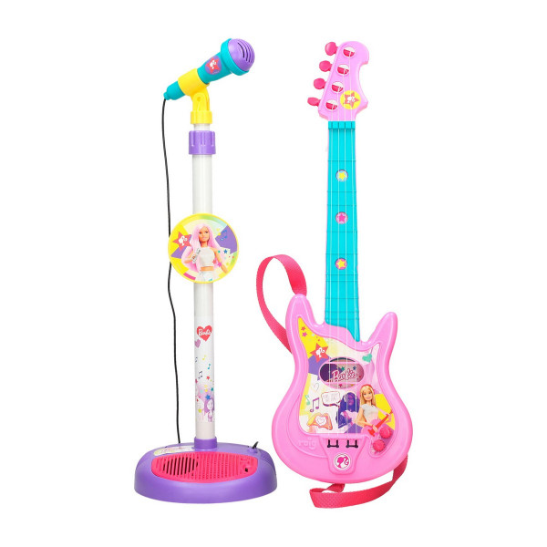 Muzikos rinkinys Barbie Mikrofonas Kūdikių gitara