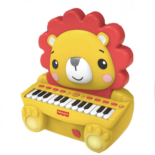 Toy piano Fisher Price Electric Piano Lion (3 Units)