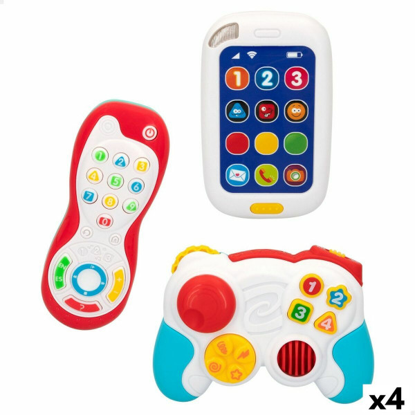 Ensemble de Jouets pour Bébés PlayGo 14,5 x 10,5 x 5,5 cm (4 Unités)