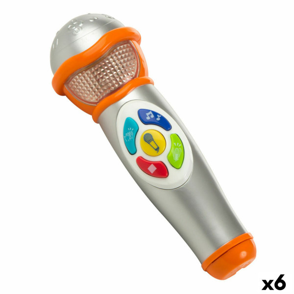 Spielzeugmikrofon Winfun 6 x 19,5 x 6 cm (6 Stück)
