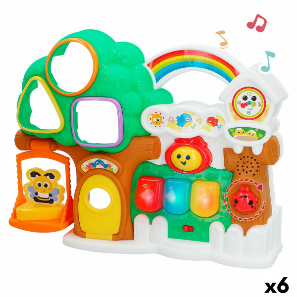 Interaktives Spielzeug für Babys Winfun Haus 32 x 24,5 x 7 cm (6 Stück)