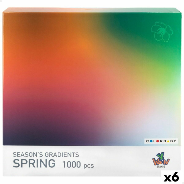 Dėlionė Colorbaby Season's Gradients Spring 68 x 50 cm (6 vnt.)