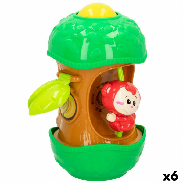 Interaktives Spielzeug für Babys Winfun Affe 11,5 x 20,5 x 11,5 cm (6 Stück)