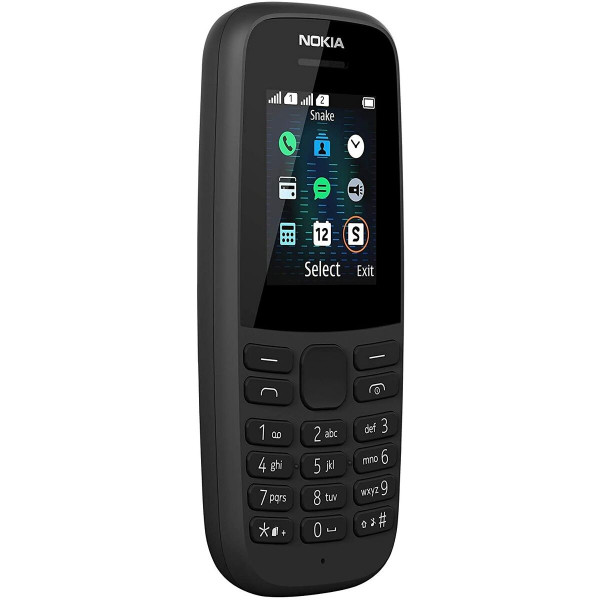 Mobilusis telefonas Nokia 105 2019 1,77" 2 GB Juoda