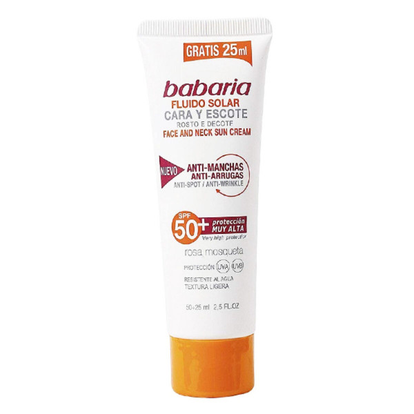 Kremas nuo saulės veidui SOLAR ADN SENSITIVE Babaria Spf 50 (75 ml) (Abiejų lyčių) (75 ml)