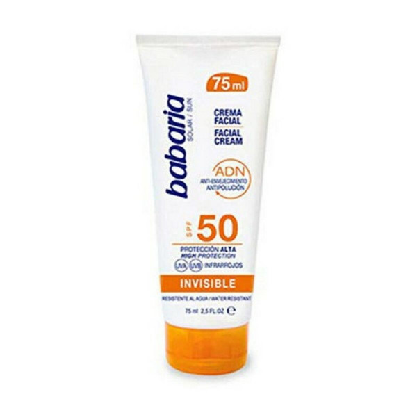 Écran solaire visage SOLAR ADN INVISIBLE Babaria Solar Adn Invisible Spf 50 (75 ml) 75 ml Spf 50