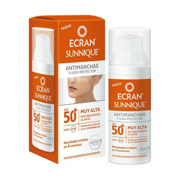 Saulės kremas nuo rudų dėmių Sunnique Ecran Spf 50+