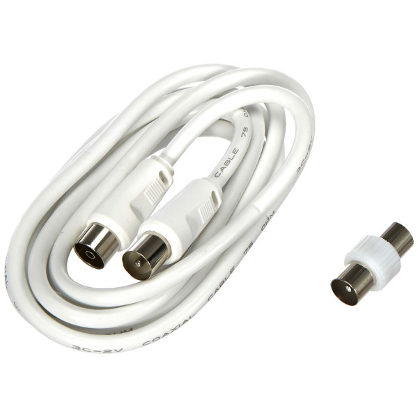 Cable Coaxial Antena TV Meliconi 2 m Blanco (Reacondicionado D)