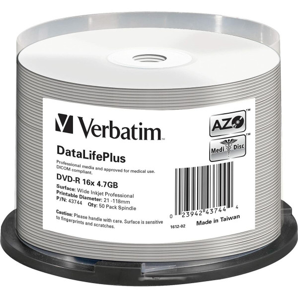 DVD-R Verbatim DataLifePlus 50 Dalys
