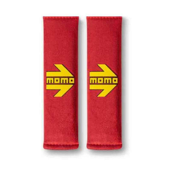 Coussinets de ceinture de sécurité Momo MOMLSHP001R Rouge