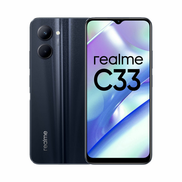 Išmanusis Telefonas Realme Realme C33 Juoda 4 GB RAM Octa Core Unisoc 6,5" 1 TB 128 GB