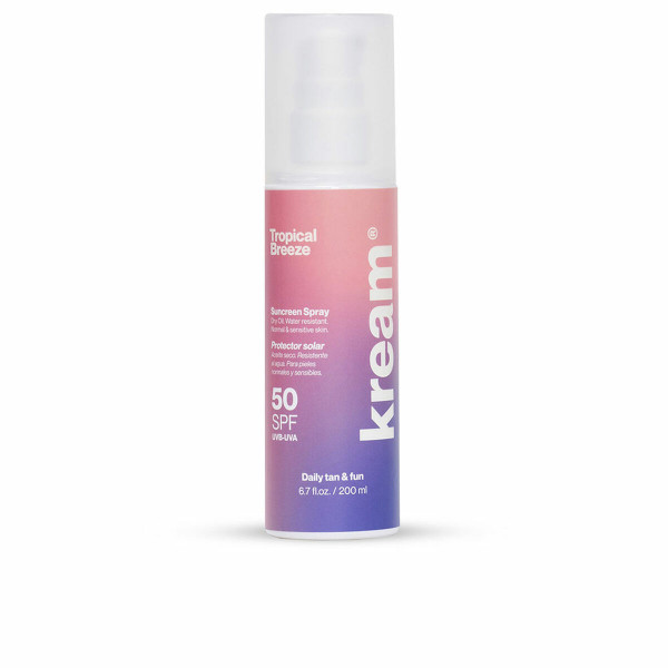 Apsauginis nuo saulės aliejus Kream Tropical Breeze SPF 50+ 200 ml