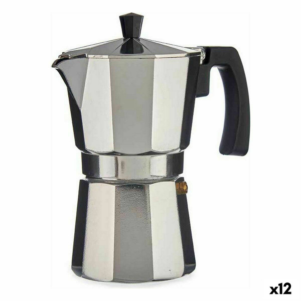 Italienische Kaffeemaschine A11RA-600 Silberfarben Aluminium 300 ml (12 Stück)