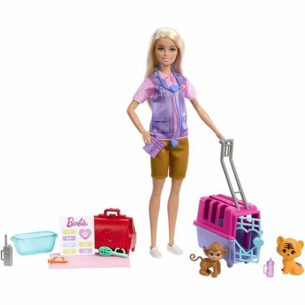 Lalka Barbie SAUVETEUSE D'ANIMAUX