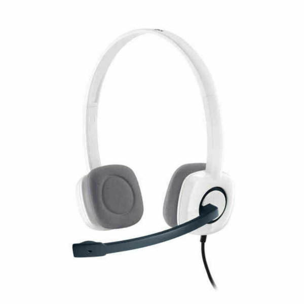 Casques avec Microphone Logitech Blanc