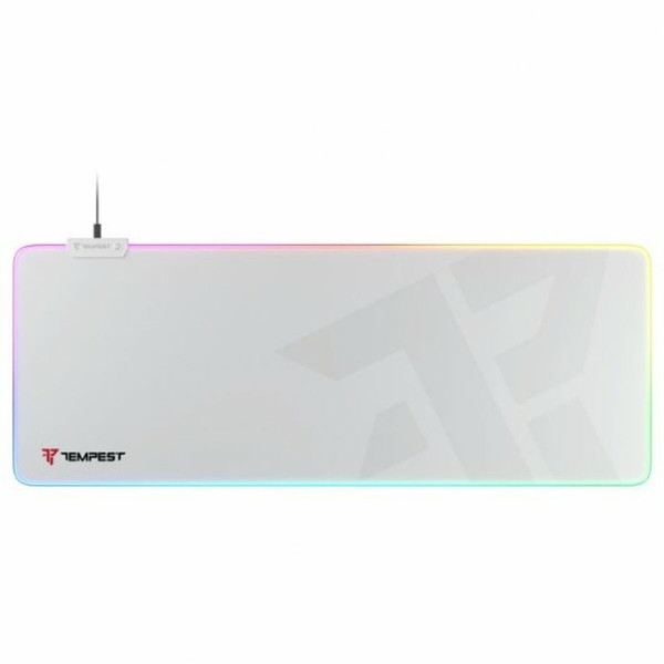 Podkładka pod Mysz Tempest TP-GMP-RGB-W Biały