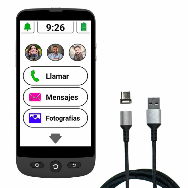 Smartphone Swiss Voice S510-M 5" 2 GB RAM 16 GB Schwarz