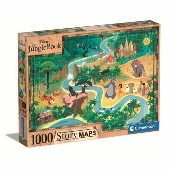 układanka puzzle Clementoni The jungle book 1000 Części