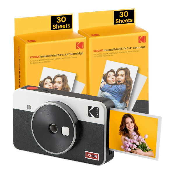 Instant Photo Appliances Kodak MINI SHOT 2 RETRO C210RW Weiß