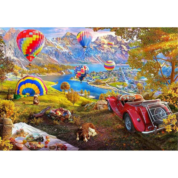 Puzzle Educa The Valley of Hot Air Balloons 3000 Stücke