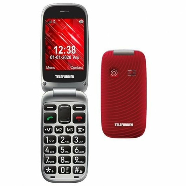 Mobiliojo telefono akumuliatorius Telefunken TF-GSM-560-CAR-RD Raudona 64 GB RAM
