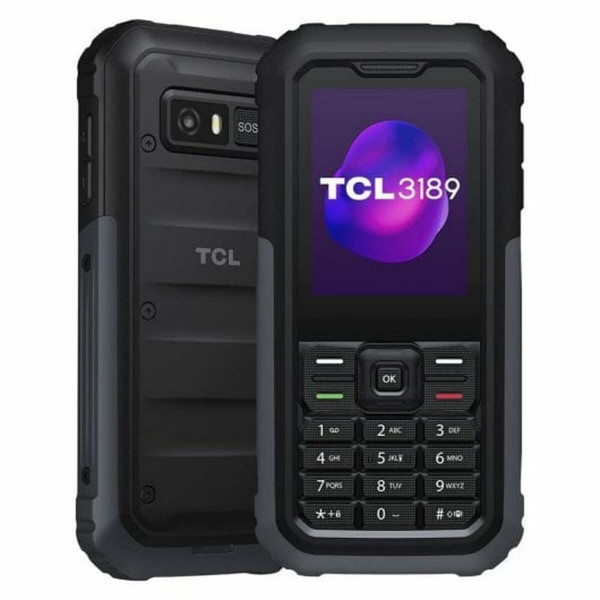 Mobilusis telefonas vyresnio amžiaus žmonėms TCL 3189 2.4" Pilka Juoda / Pilka