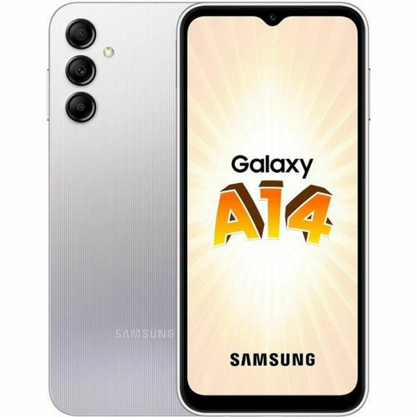Smartphone Samsung A14 Octa Core 4 GB RAM 64 GB Silberfarben