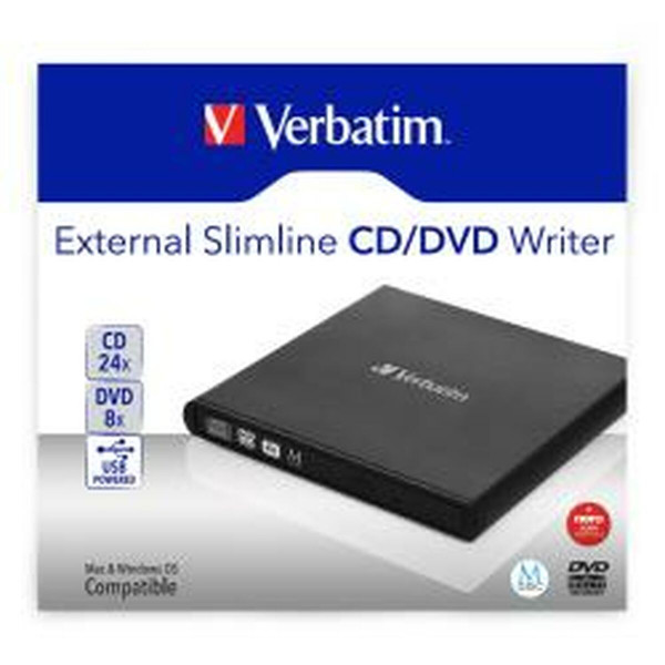 Išorinis diktofonas Verbatim Slimline CD/DVD 24x