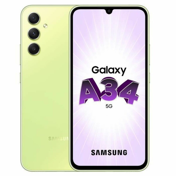 Smartfony Samsung A34 5G 6,6" 128 GB Limonka 6 GB RAM 128 GB