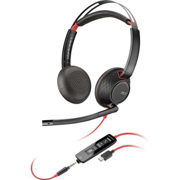 Auriculares con Micrófono Poly Blackwire C5220