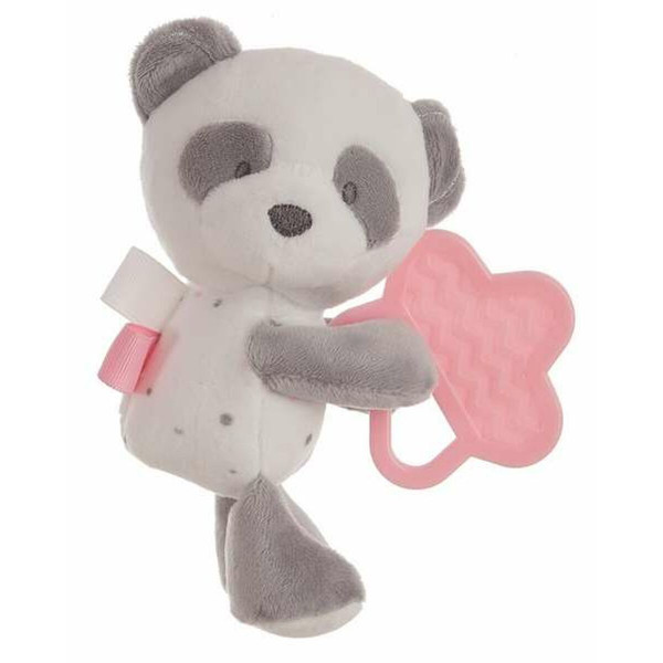 Baby-Beißring Pandaknochen Rosa 20 cm