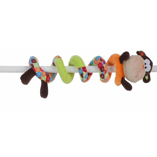 Fluffy toy Spiral 55 cm Monkey Multicolour
