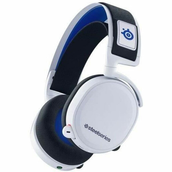 Auriculares con Micrófono SteelSeries Arctis 7P+ Negro Azul Blanco Gaming Bluetooth/Inalámbrico