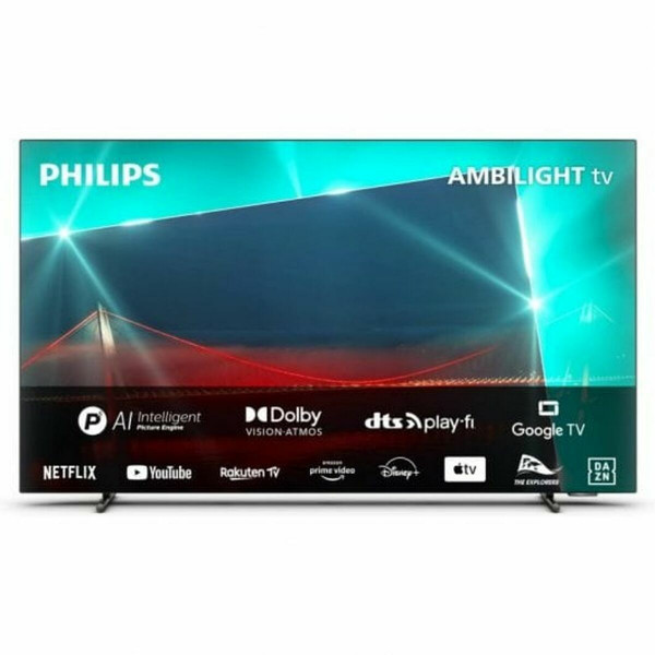Smart TV Philips 55OLED718/12 4K Ultra HD 55" HDR OLED AMD FreeSync NVIDIA G-SYNC Dolby Vision