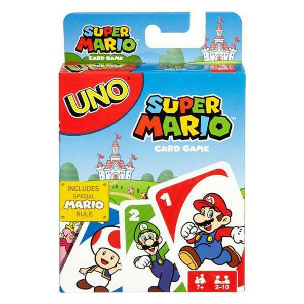 Juego de Cartas UNO Super Mario Mattel DRD00