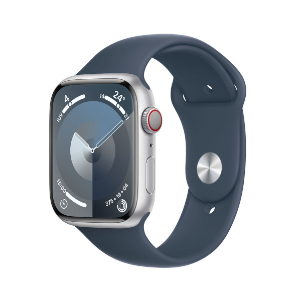 Bracelet à montre Watch S9 Apple MRMH3QL/A Bleu Argenté 45 mm
